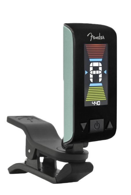 FENDER CHROMATIC TUNER, BRIGHT LCD SCREEN, 360 DEGREE SWIVEL