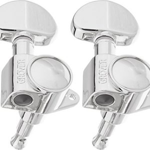 GROVER ROTOMATIC TUNERS, 18:1 GEAR RATIO, SET OF 6, NICKEL