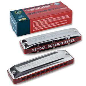 SEYDEL ORCHESTRA S SESSION STEEL, SOLO-TUNED HARMONICA, TEN-HOLE