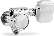 GROVER ORIGINAL ROTOMATIC TUNERS WITH PEARLOID BUTTON,