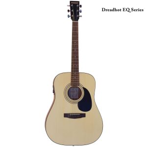 Berkeley Guitars Semi Acoustic Guitar Dreadhot EQ Open Pore