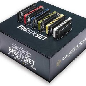 SEYDEL BLUES BIG SIX SET, STAINLESS STEEL REEDS, SOLID PLASTIC