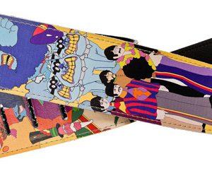D'ADDARIO "THE BEATLES" GUITAR STRAP, VEGAN (LEATHER STYLE)