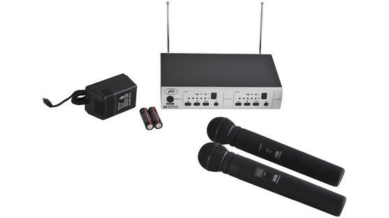 Peavey PV 16DR Channel UHF Dual Receiver 2 Hand Held System (3011540)