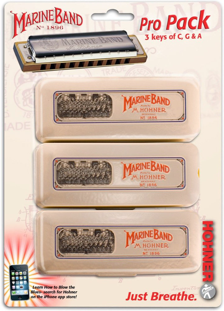 HOHNER MARINE BAND HARMONICA PRO PACK SET