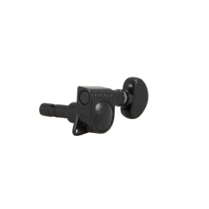 GROVER MINI LOCKING ROTOMATICS &reg; BLACK CHROME SET 6 6-IN-LINE