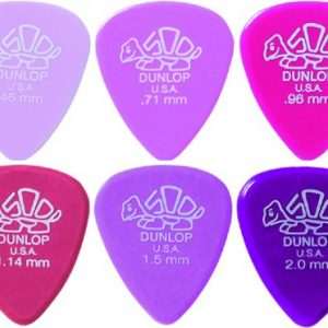 DUNLOP DELRIN 500 PICKS, 0.46, LIGHT PINK