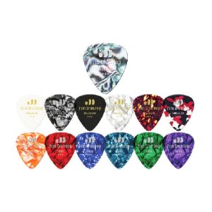 Dunlop 483P Genuine Celluloid Guitar Picks - Pack of 12