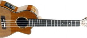 OHANA CONCERT UKULELE, ALL-SOLID MAHOGANY, CUT-AWAY, EQ