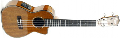OHANA CONCERT UKULELE, ALL-SOLID MAHOGANY, CUT-AWAY, EQ