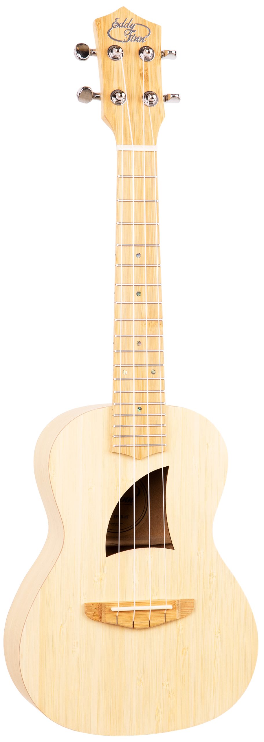 EDDY FINN BAMBOO BEACH UKULELE WITH GIG BAG, NATURAL