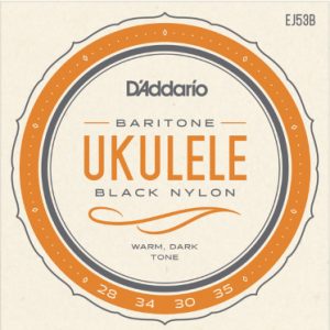 D'ADDARIO PRO-ARTE RECTIFIED BLACK NYLON UKULELE STRING SET