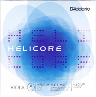 D'ADDARIO HELICORE VIOLA STRING SET, LONG SCALE, MEDIUM TENSION