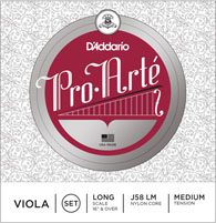 D'ADDARIO PRO-ARTE VIOLA STRING SET, MEDIUM SCALE, MEDIUM TENSION