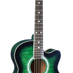 INDIANA MADISON ELITE GUITAR, QUILT GREEN