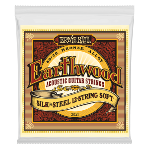 Earthwood Silk & Steel Soft 12-String 80/20 Bronze Acoustic Guitar Strings - 9-46 Gauge