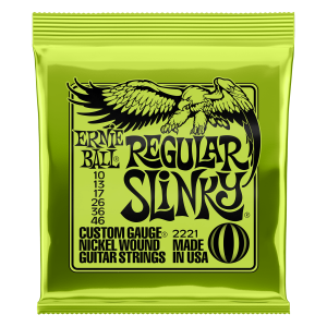 Regular Slinky Nickel Wound Electric Guitar Strings - 10-46 Gauge
