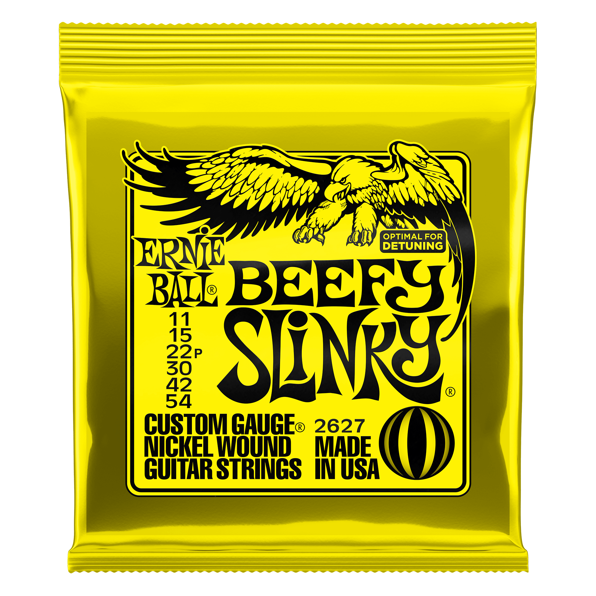 Beefy Slinky Nickel Wound Electric Guitar Strings - 11-54 Gauge