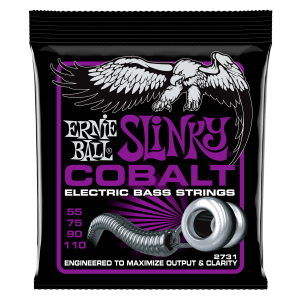 Power Slinky Cobalt Electric Bass Strings - 55-110 Gauge