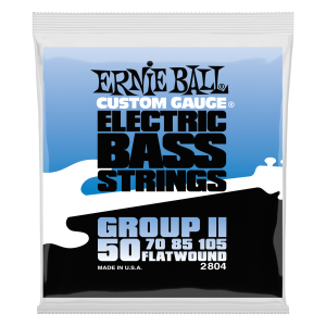 Flatwound Group II Electric Bass Strings - 50-105 Gauge