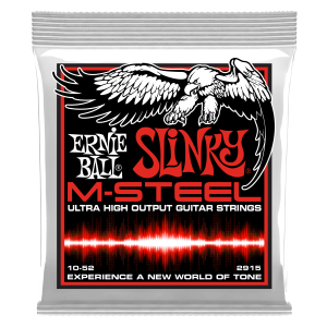 Skinny Top Heavy Bottom Slinky M-Steel Electric Guitar Strings - 10-52 Gauge