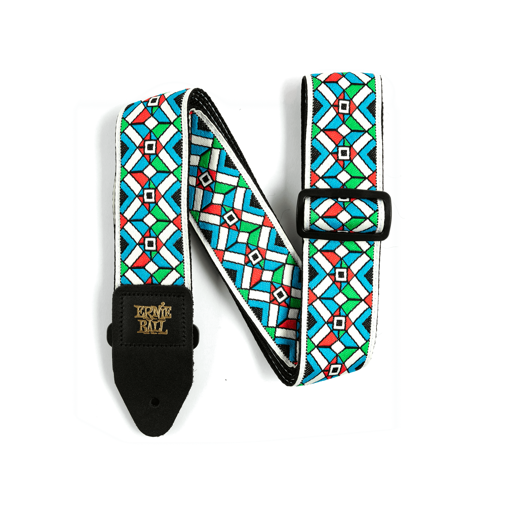 Ernie Ball Kaleidoscope Blue Jacquard Strap