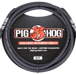 Pig Hog 6ft 1/4" - 1/4" 8mm Inst Cable