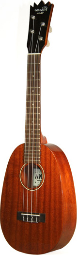 OHANA PINEAPPLE SHAPED CONCERT UKULELE, 19 FRETS, SOLID MAHOGANY