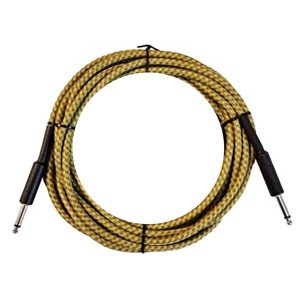 Braided 20' Instrument Cable - Vintage Tweed