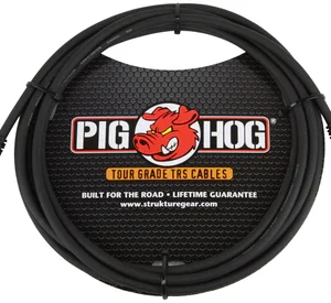 Pig Hog Cable - 1/4" TRS, 10 ft