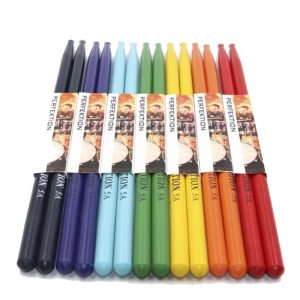 Perfektion Rainbow Pack Colored Drum Sticks (7 Pair Pack)