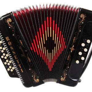 Rossetti 3412 34 Button 3 Switch Diatonic Accordion