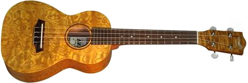OHANA SOPRANO UKULELE, WILLOW WOOD TOP/BACK/SIDES, AQUILA STRINGS