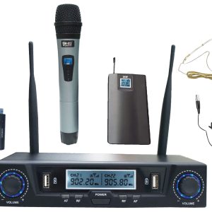 SHS AUDIO DUAL HANDHELD WIRELESS SYSTEM